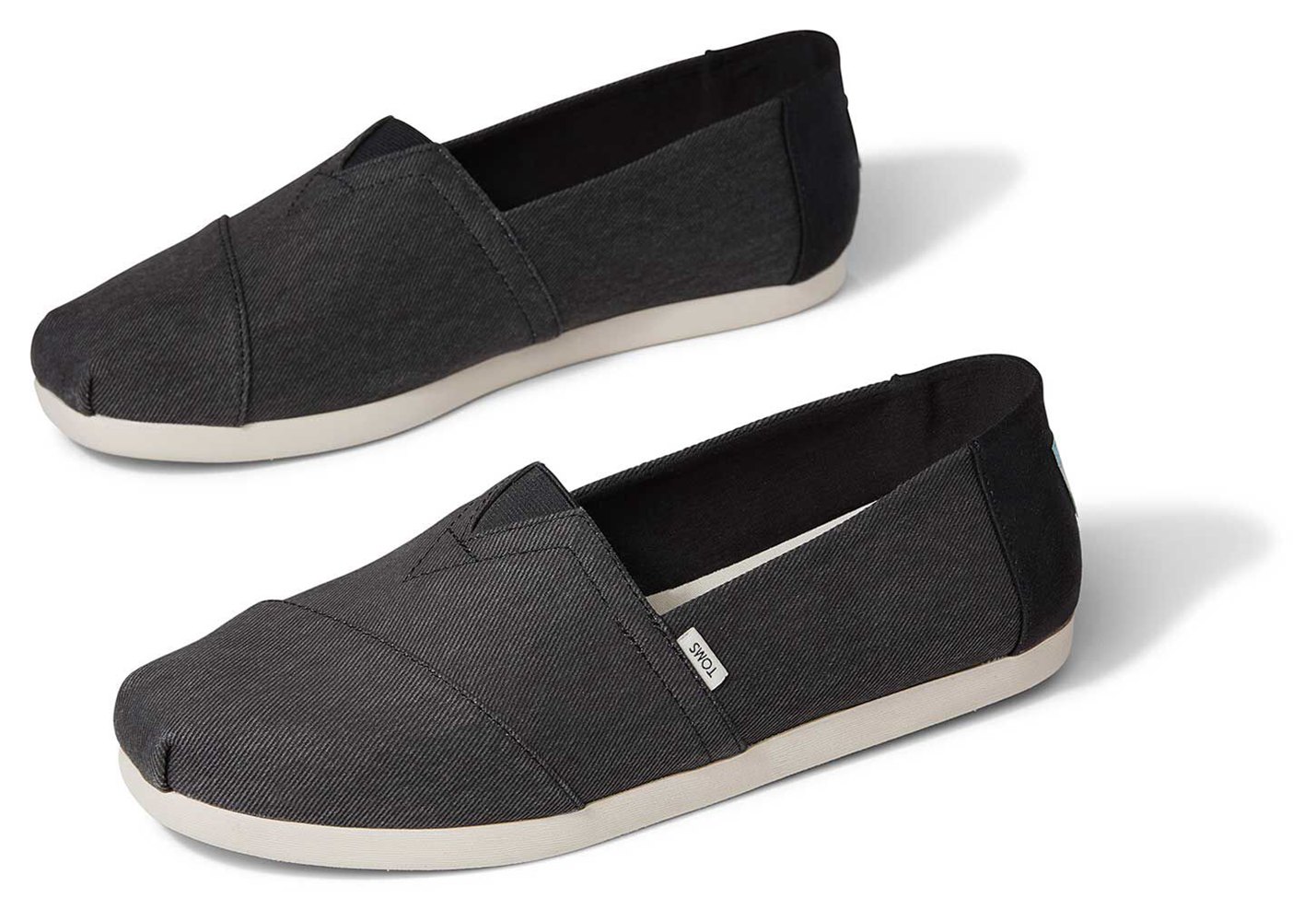 Toms Alpargata Eco Dyed Twill Espadrille Black - Mens - 87053-UPLI